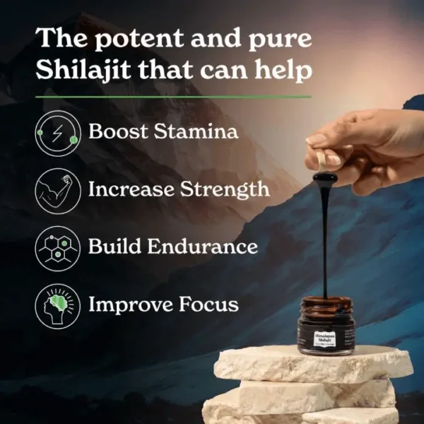 Pure Himalayan Shilajit Resin For Men & Women - Image 2