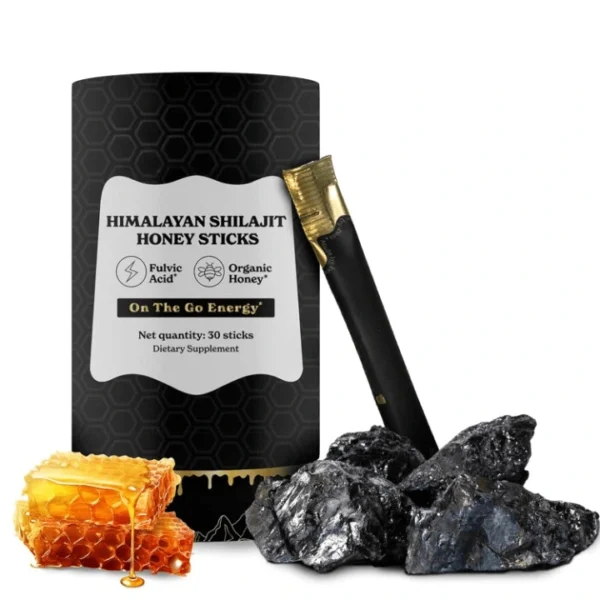 Pure Shilajit Honey Sticks With Saffron