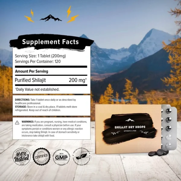 Pure Shilajit Tablets